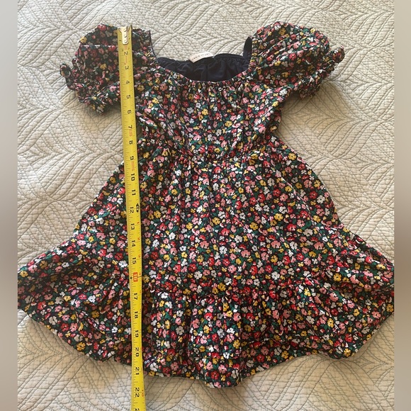 Janie and Jack Navy Blue Floral Sundress 100% cotton - Picture 5 of 9